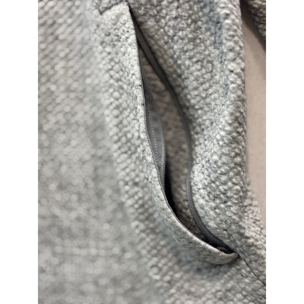 Lululemon Men’s L Textured Fleece Pullover Hoodie Gray Black Speckled - Picture 16 of 16